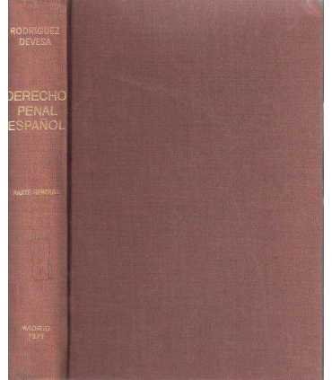 Derecho Penal Español, parte general