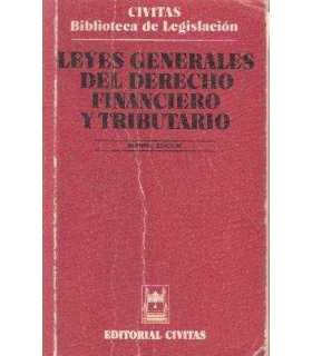 Leyes Generales del derecho financiero y tributari