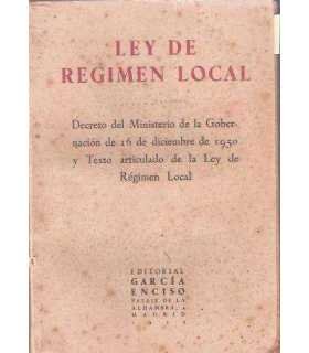 Ley de régimen local