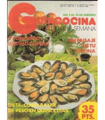 Guíacocina, 22. El menú de la semana