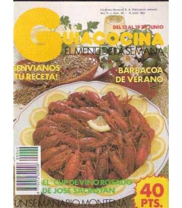 Guíacocina, 40. El menú de la semana