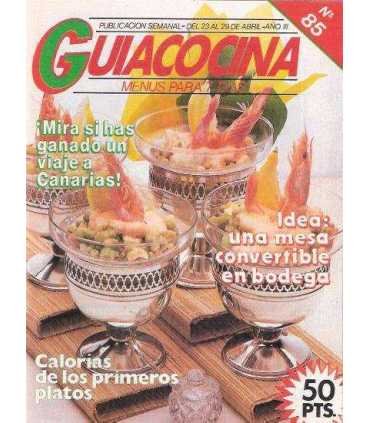 Guíacocina, 85. El menú para 7 días