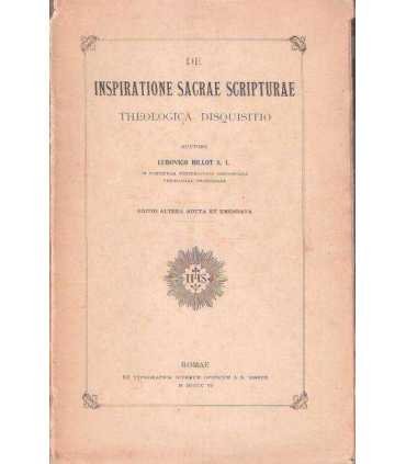 De inspiracione sacrae scripturae. Theologica disq