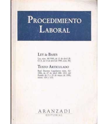 Procedimiento Laboral. Ley de Bases. Texto articul