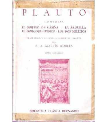 Comedias tomo segundo: El sorteo de Cásina. La arq