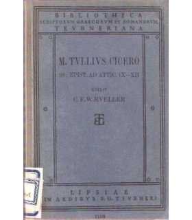 Epistolarum ad Atticum, libri IX a XII.