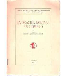 La oración nominal en Homero