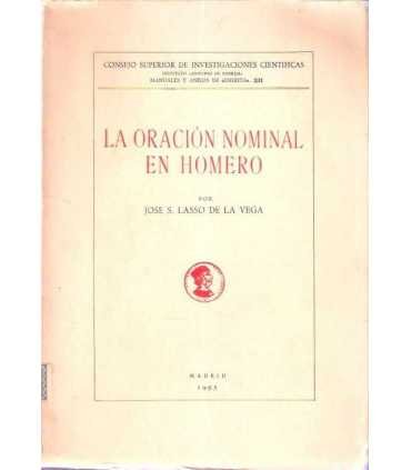 La oración nominal en Homero