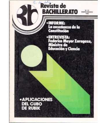 Revista de Bachillerato nº 21 Ene a Mar