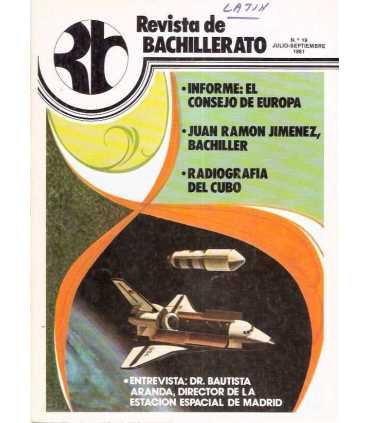 Revista de Bachillerato nº 19 Jul a Sep.