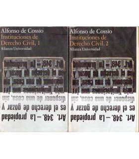 Instituciones de Derecho Civil 1 y 2.