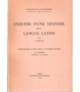 Esquisse d´une histoirede la langue latine