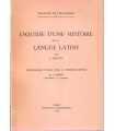 Esquisse d´une histoirede la langue latine