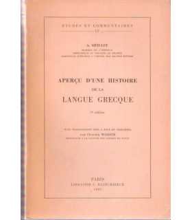 Aperçu d´une histoire de la langue grecque
