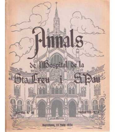 Annals de l' Hospital de la Sta. Creu i S. Pau.