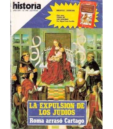 Historia 16,194. La expulsión de los judios