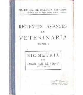 Recientes avances en Veterinaria, tomo I. y Biomet