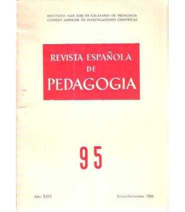 Revista española de Pedagogía 95.