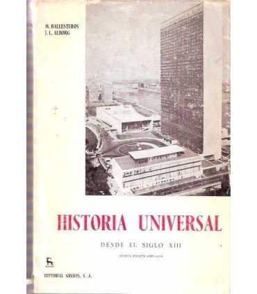 Historia Universal desde el siglo XIII, tomo II.