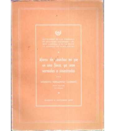 Aforos de cosechas en pie en una finca, ya sean no