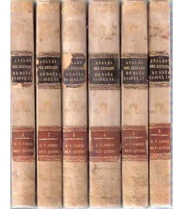 Anales del reinado de doña Isabel II, Tomos 1,2,3,