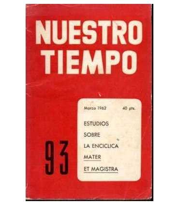 Nuestro Tiempo, 93. Estudios sobre Mater et Magist