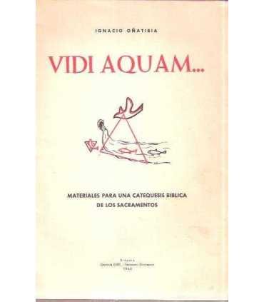 Vidi aquam...materiales para una catequesis bíblic