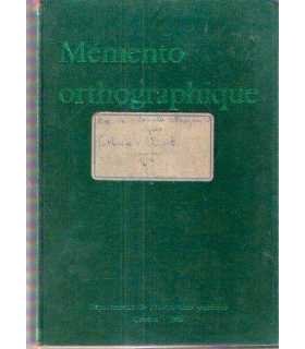 Memento orthographique