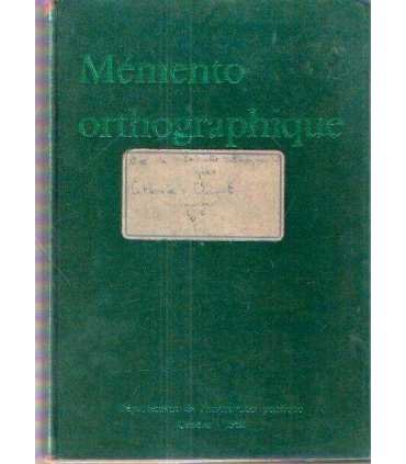 Memento orthographique