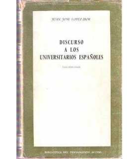Discurso a los universitarios españoles