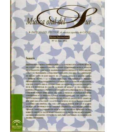 Música oral del Sur y Papeles del Festival de músi