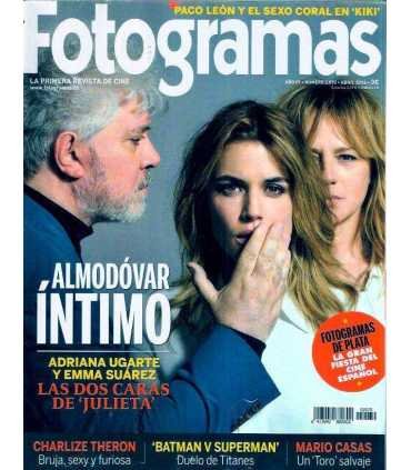 Fotogramas, 2070: Almodovar íntimo. Julieta, Fotog