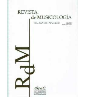 Revista de Musicología. Vol. XXXVIII, 2