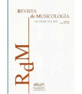 Revista de Musicología Vol. XXXIX, nº 2.