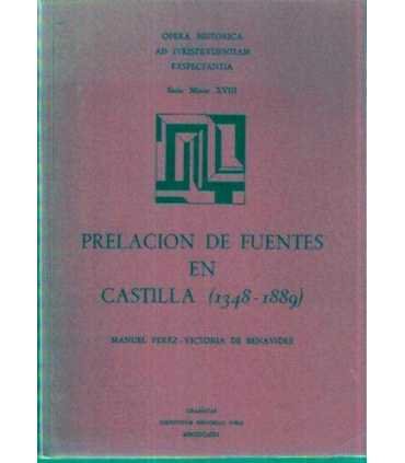 Relación de fuentes en Castilla (1348-1889)