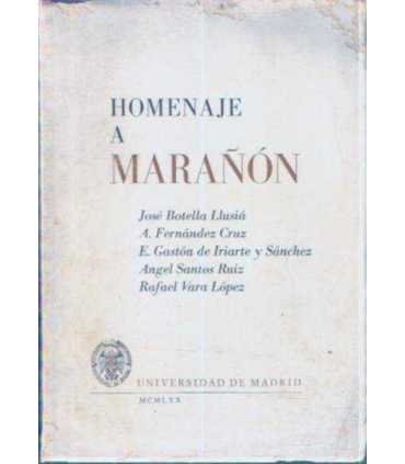 Homenaje a Marañon