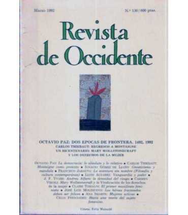 Revista de Occidente nº 130.