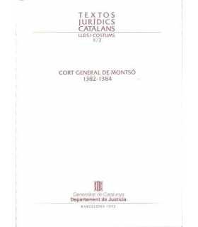 Cort General de Montsó 1382-1384