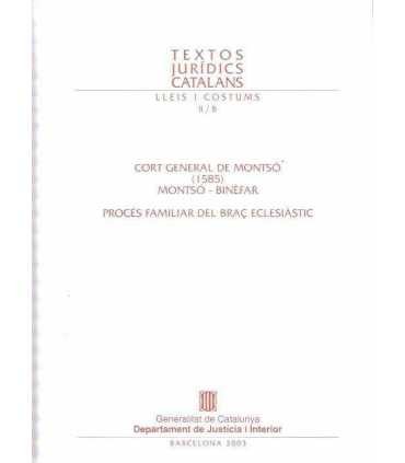 Cort General de Montsó (1585). Montsó-Binefar. Pro
