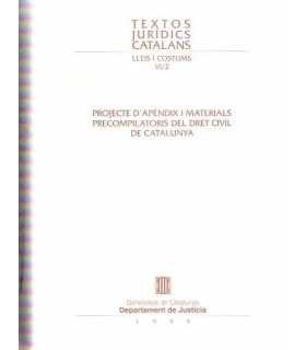 Projecte d'apendix i materials precompilatoris del