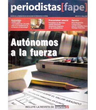 Periodistas (fape) año IV, 12 marzo. Autónomos a l