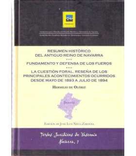 Resumen histórico del Antiguo Reino de Navarra. Fu