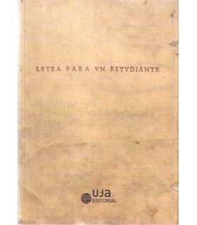 Letra para un estudiante. Pliego de cartas en que