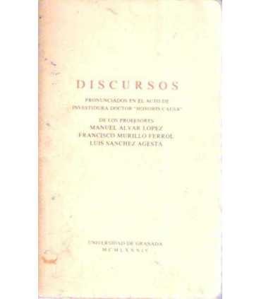 Discursos pronunciados en el acto de investidura d