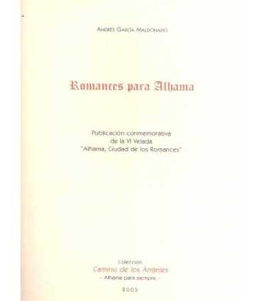 Romances para Alhama