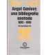Ángel Ganivet: Una bibliografía anotada 1892-1995