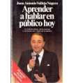 Aprender a hablar en público hoy