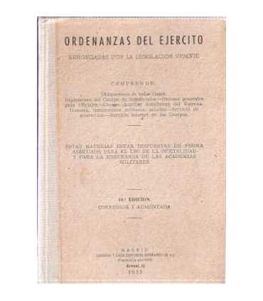 Ordenanzas del Ejercito