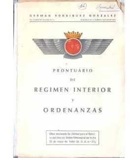 Prontuario de Régimen interior y Ordenanzas