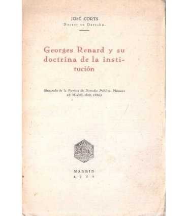 Georges Renald y su doctrina de la Institución